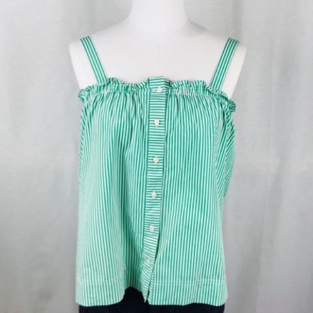 J. Crew Striped Tank 00 Like New